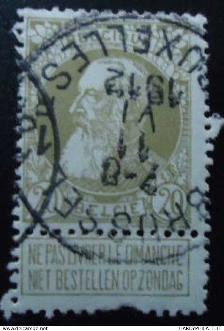 BELGIQUE N°75 Oblitéré - 1905 Thick Beard