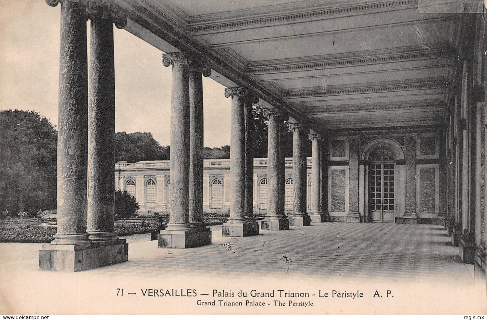 78-VERSAILLES PALAIS DU GRAND TRIANON LE PERISTYLE-N°T2521-H/0111 - Versailles (Château)