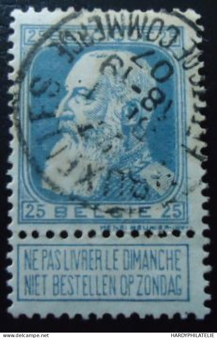 BELGIQUE N°76 Oblitéré - 1905 Thick Beard