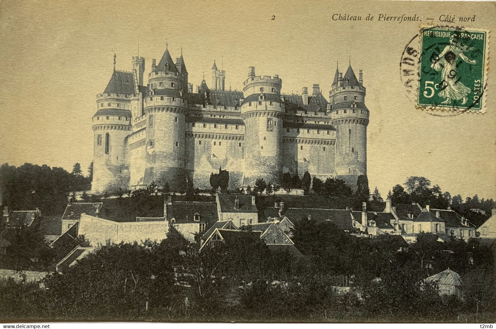 CPA Château De PIERREFONDS (Oise) - Côté Nord - Pierrefonds