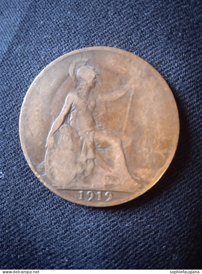ROYAUME UNI  One Penny 1919 - Georges V - Altri & Non Classificati