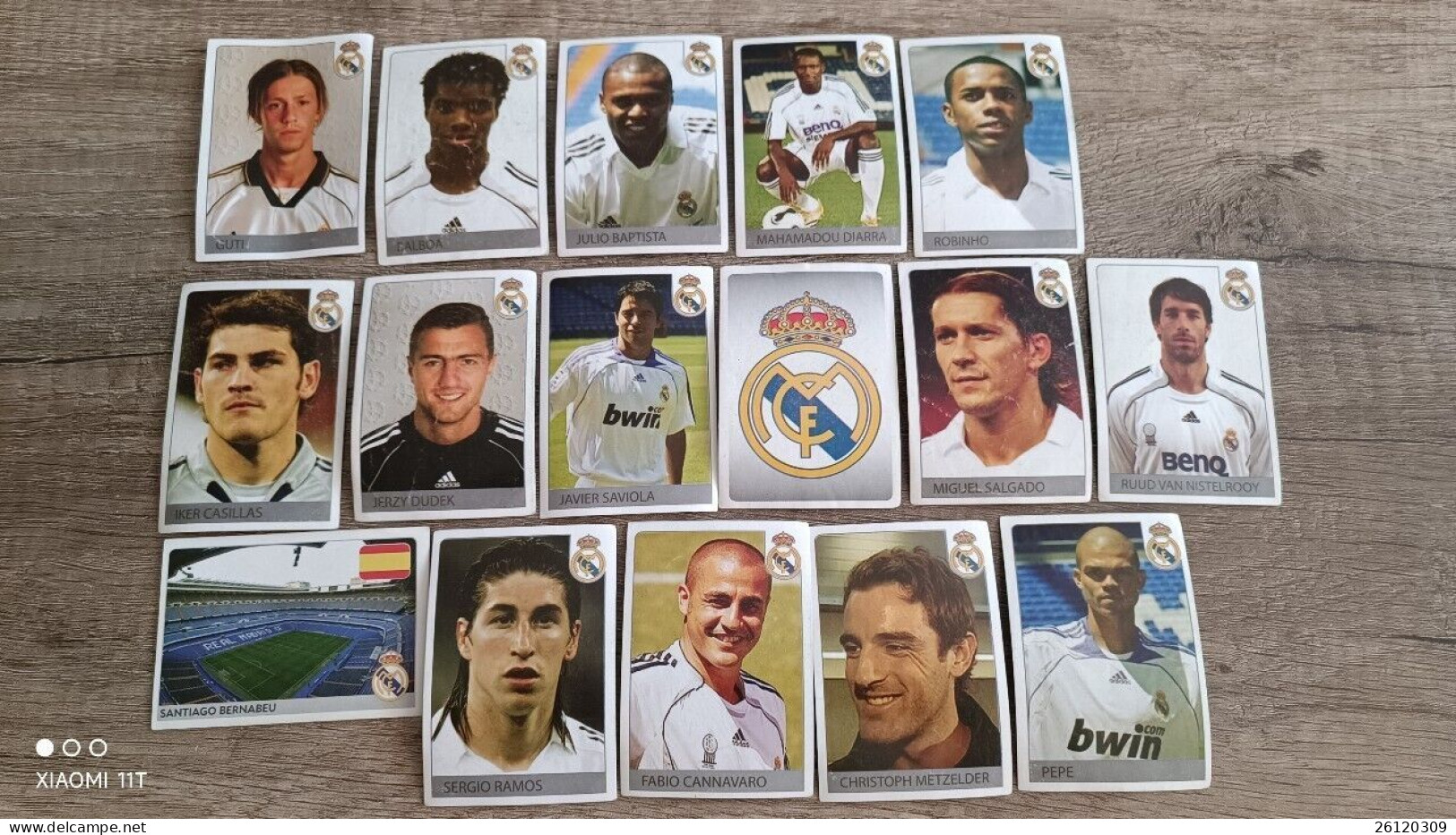 RAFO CARDS STICKERS FC REAL MADRID Paypal Only - Sonstige & Ohne Zuordnung