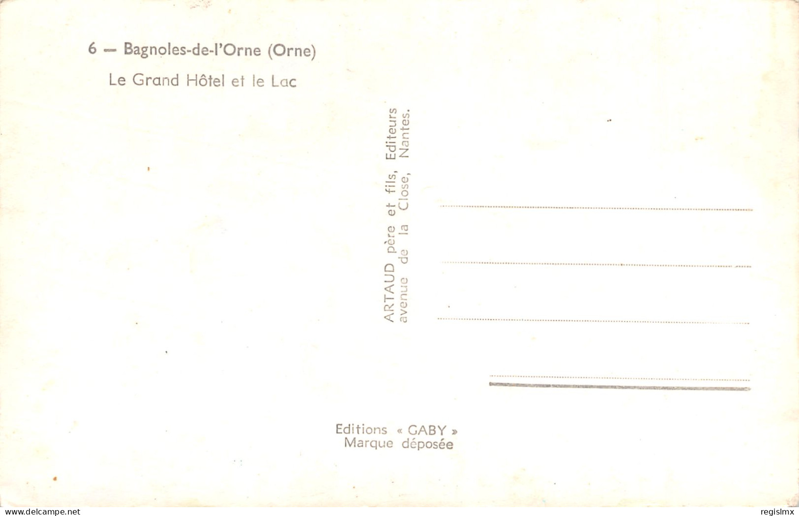 61-BAGNOLES DE L ORNE-N°T2523-A/0325 - Bagnoles De L'Orne