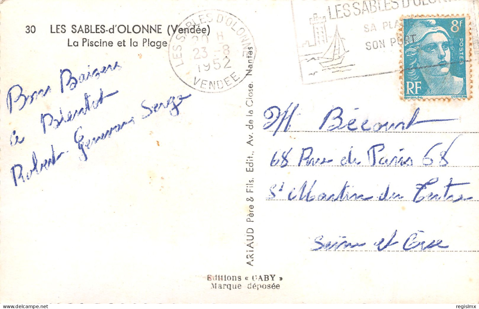 85-LES SABLES D OLONNE-N°T2523-G/0311 - Sables D'Olonne