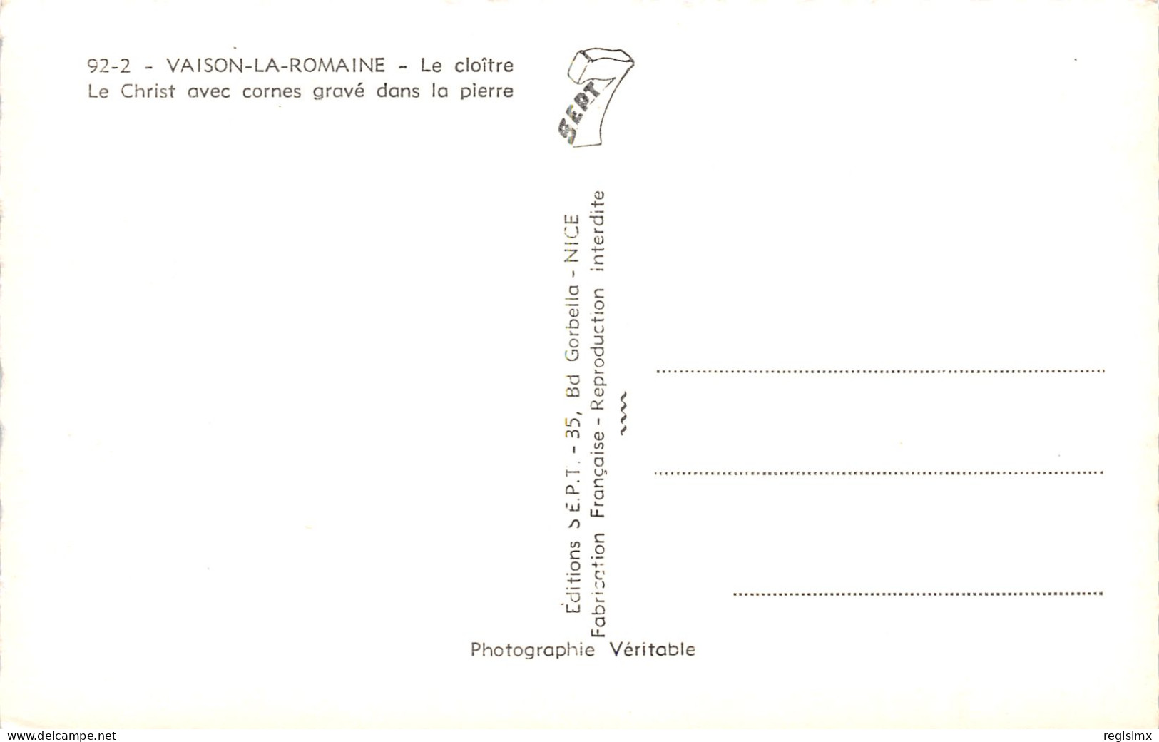 84-VAISON LA ROMAINE-N°T2524-A/0061 - Vaison La Romaine