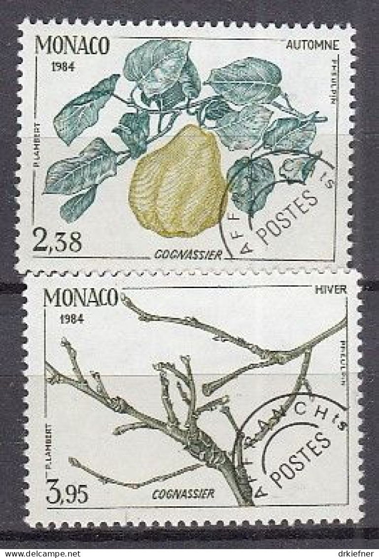 MONACO  1644-1645, Postfrisch **, Quitte, Vorausentwertung, 1984 - Unused Stamps