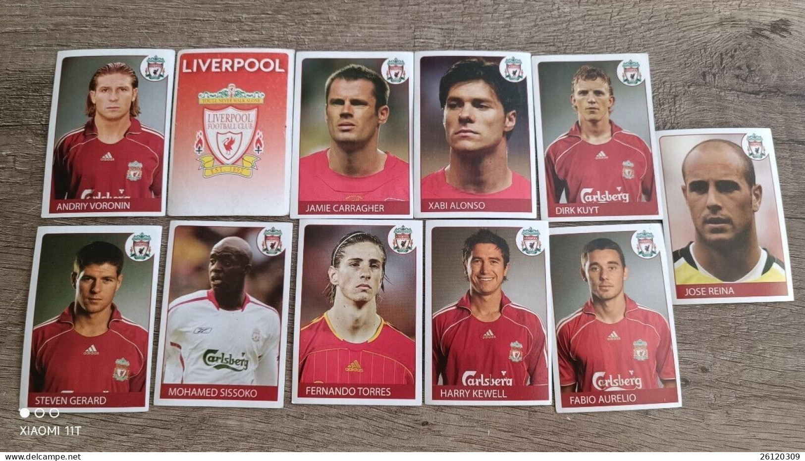 RAFO CARDS STICKERS FC LIVERPOOL  Paypal Only - Altri & Non Classificati