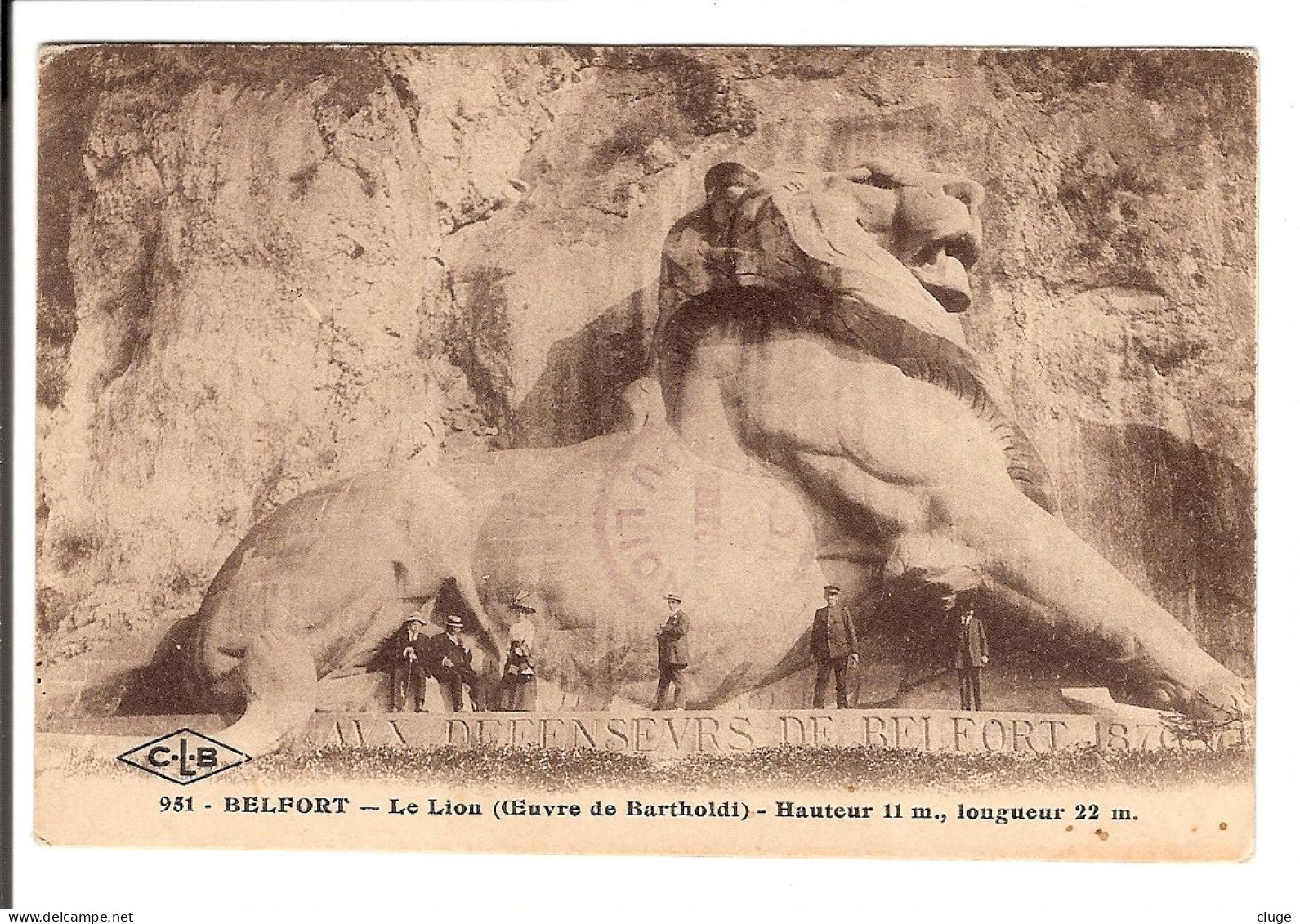 90 - BELFORT - Le Lion ( Sculpture œuvre De Auguste Bartholdi ) - Belfort – Le Lion