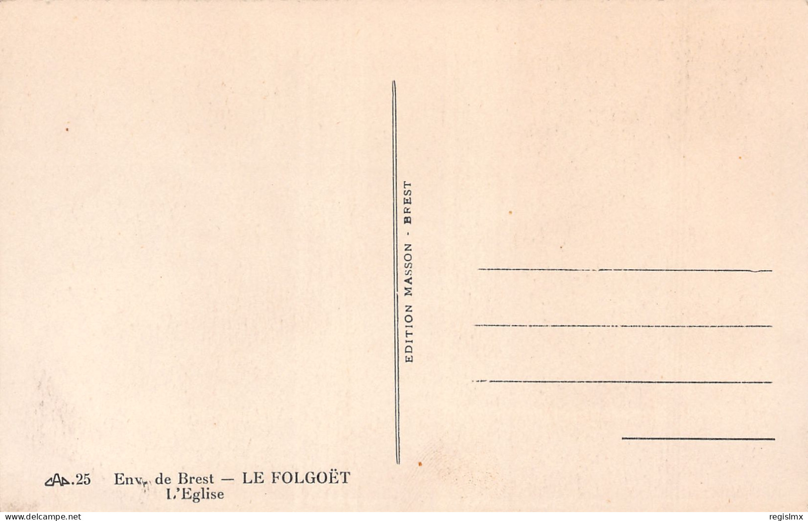 29-LE FOLGOET-N°T2524-C/0393 - Le Folgoët