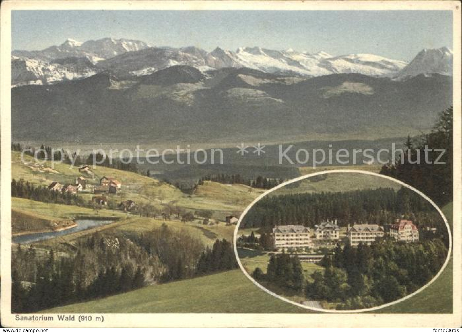 11640843 Wald ZH Sanatorium Alpenpanorama Wald ZH - Autres & Non Classés
