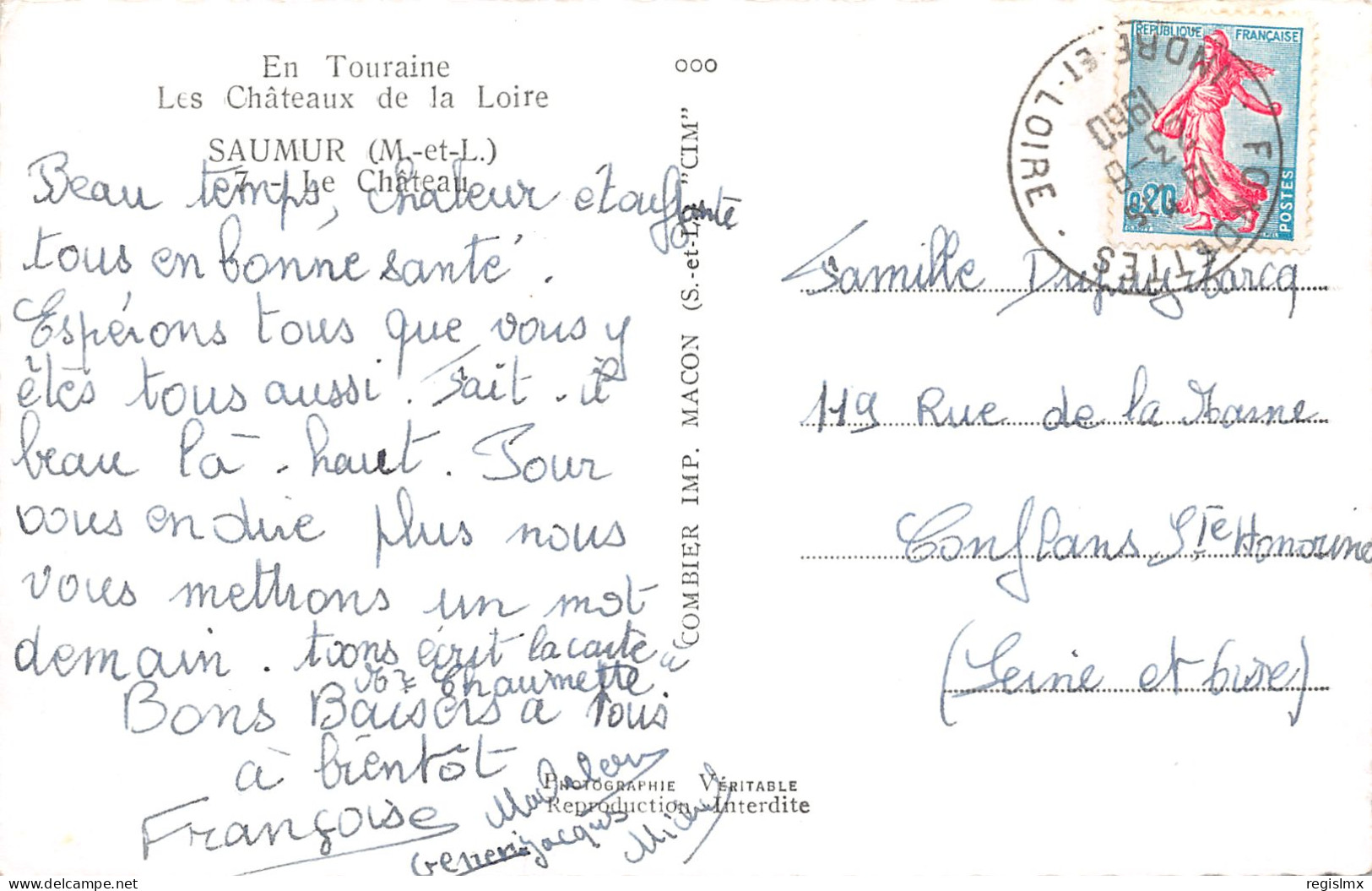 49-SAUMUR-N°T2524-G/0319 - Saumur