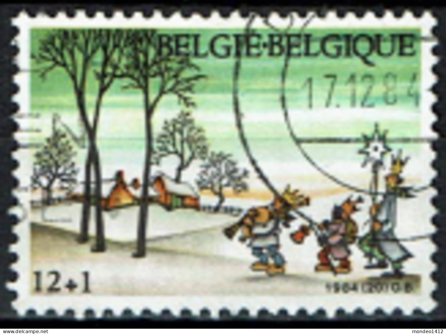 België 1984 OBP 2155 - Y&T 2155 - Kerstmis, Noël, Christmas - Usados