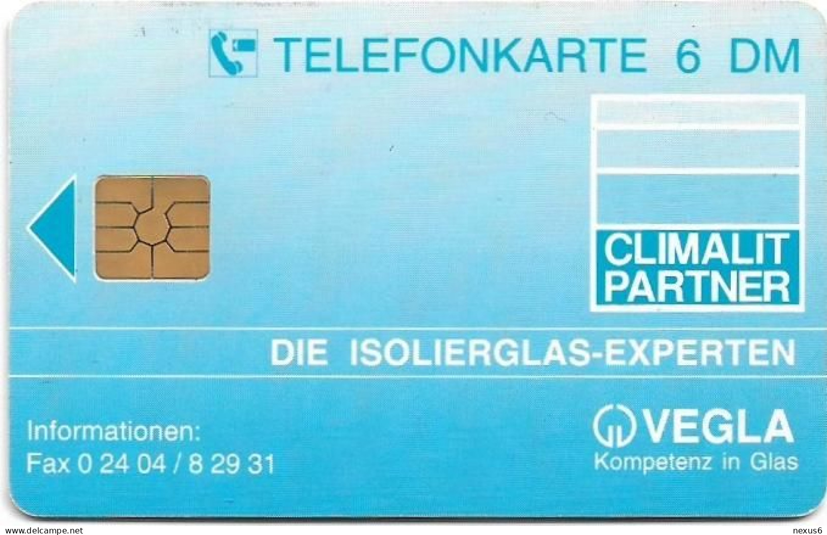Germany - Climalit Partner, Wärmeglas 3 - Herbst - O 0971 - 05.1994, 6DM, 1.000ex, Used - O-Series: Kundenserie Vom Sammlerservice Ausgeschlossen