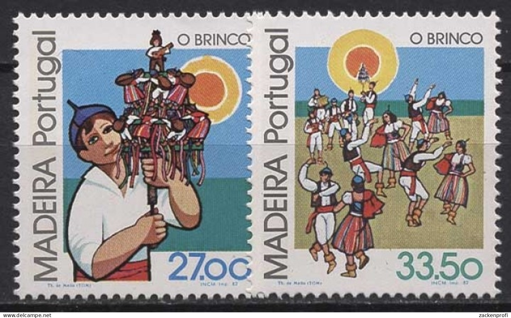 Portugal - Madeira 1982 Regionale Volksbräuche Brinco 82/83 Postfrisch - Madeira