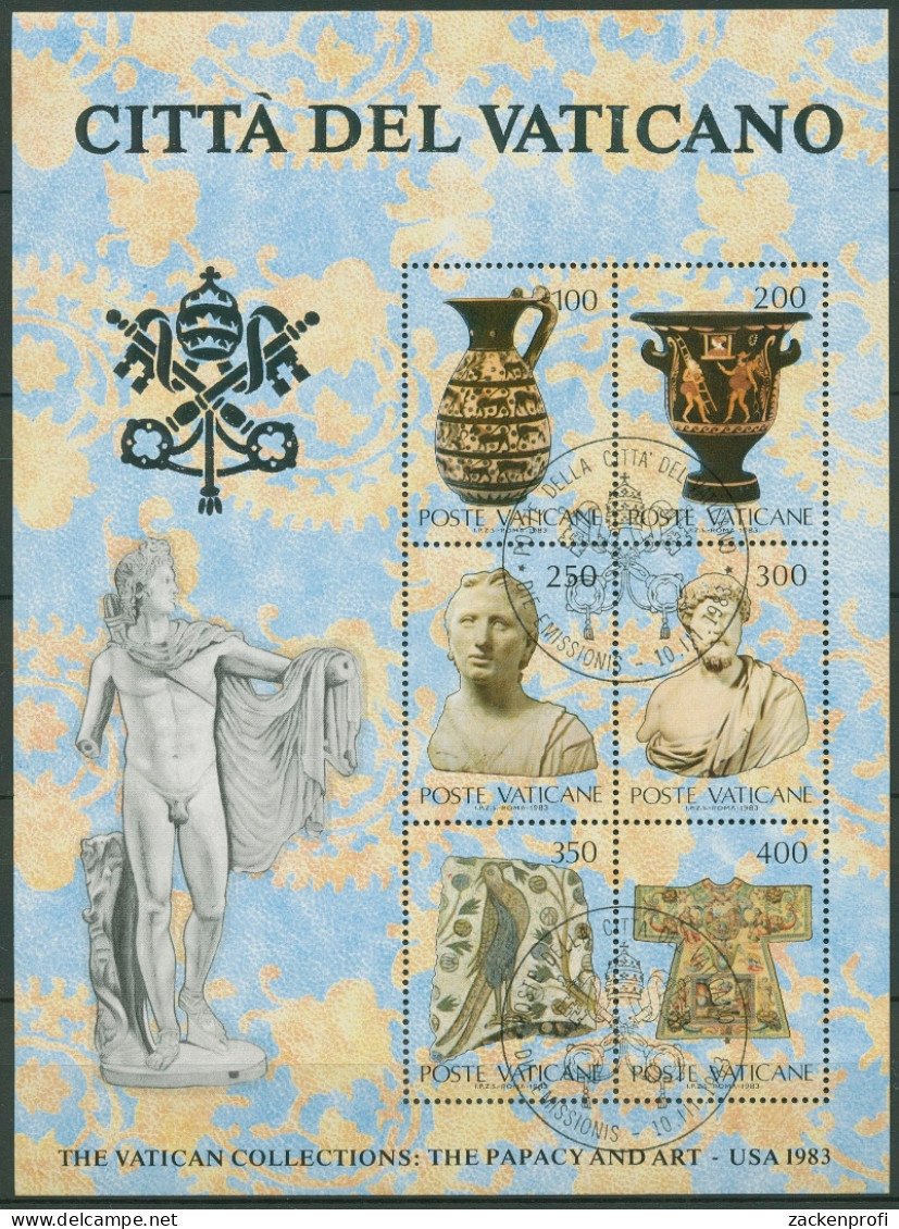 Vatikan 1983 Vatikanische Kunstschätze Block 5 Gestempelt (C93135) - Blocks & Kleinbögen