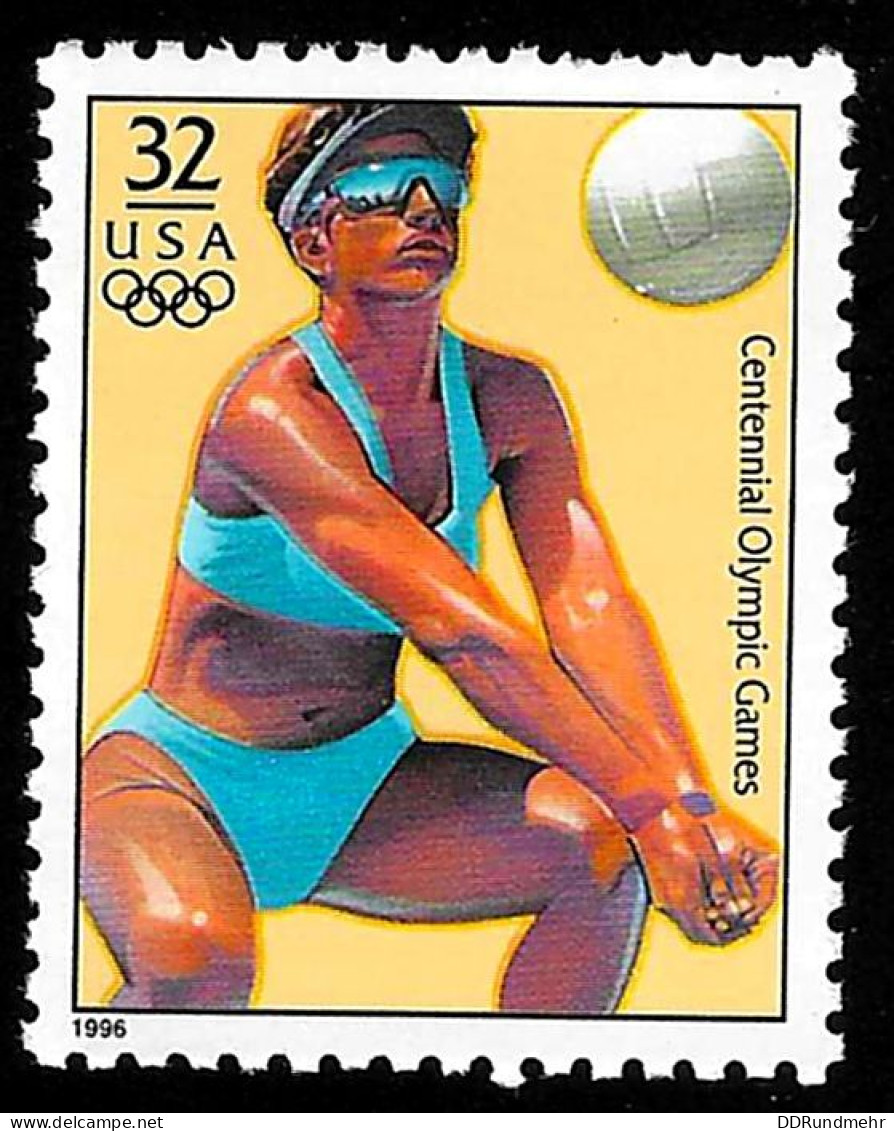 1996  Volleyball   Michel US 2715 Stamp Number US 3068k Yvert Et Tellier US 2500 Stanley Gibbons US 3194 Xx MNH - Neufs