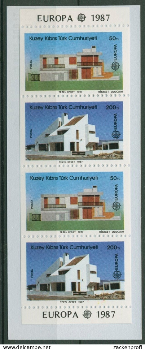 Türkisch-Zypern 1987 Europa CEPT Architektur Markenheftchen MH 1 Postfr.(C92960) - Ongebruikt
