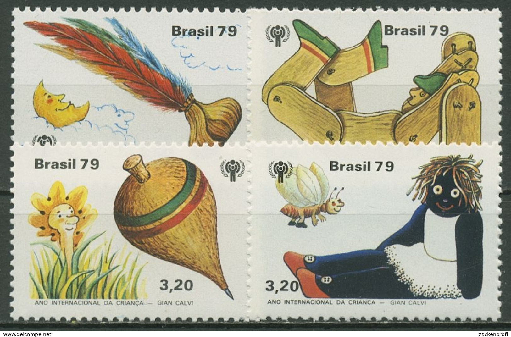 Brasilien 1979 Jahr Des Kindes Spielsachen 1742/45 Postfrisch - Unused Stamps