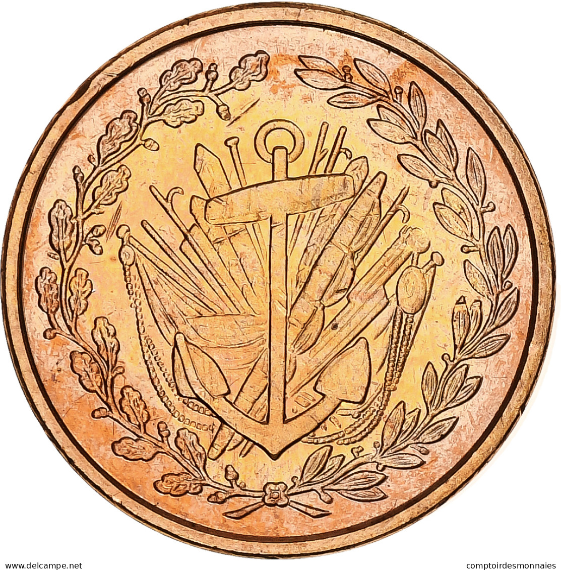 Sainte-Hélène, 5 Euro Cent, Fantasy Euro Patterns, Essai-Trial, BE, Cuivre - Privatentwürfe