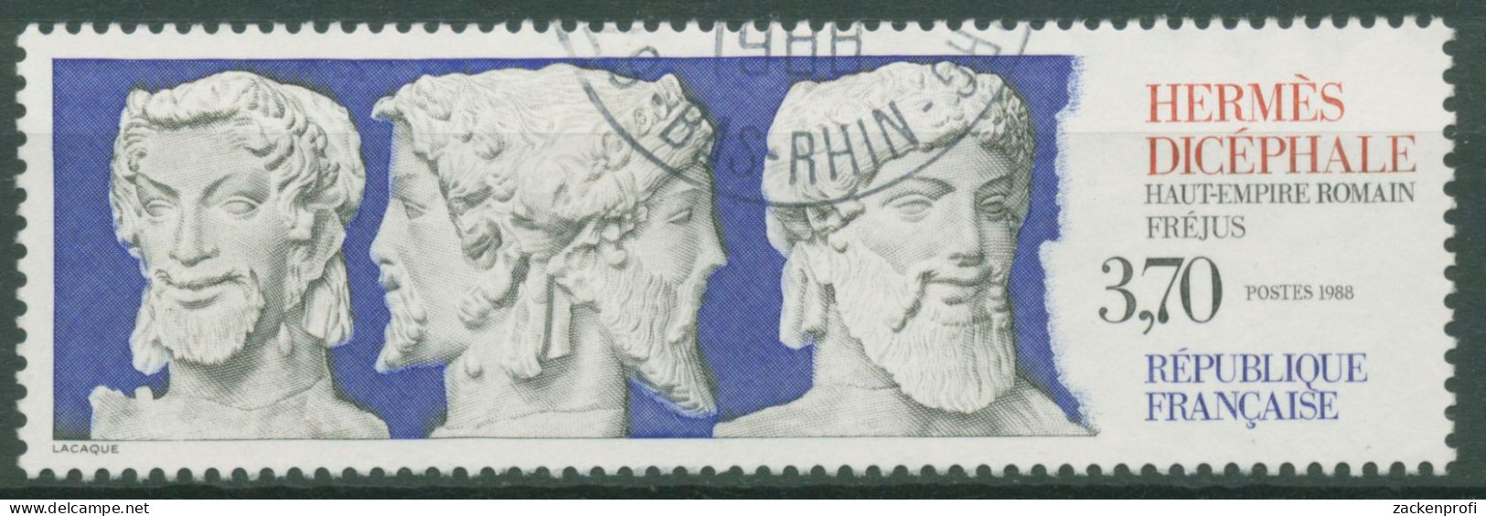 Frankreich 1988 Tourismus Hermes-Staue Fréjus 2673 Gestempelt - Used Stamps