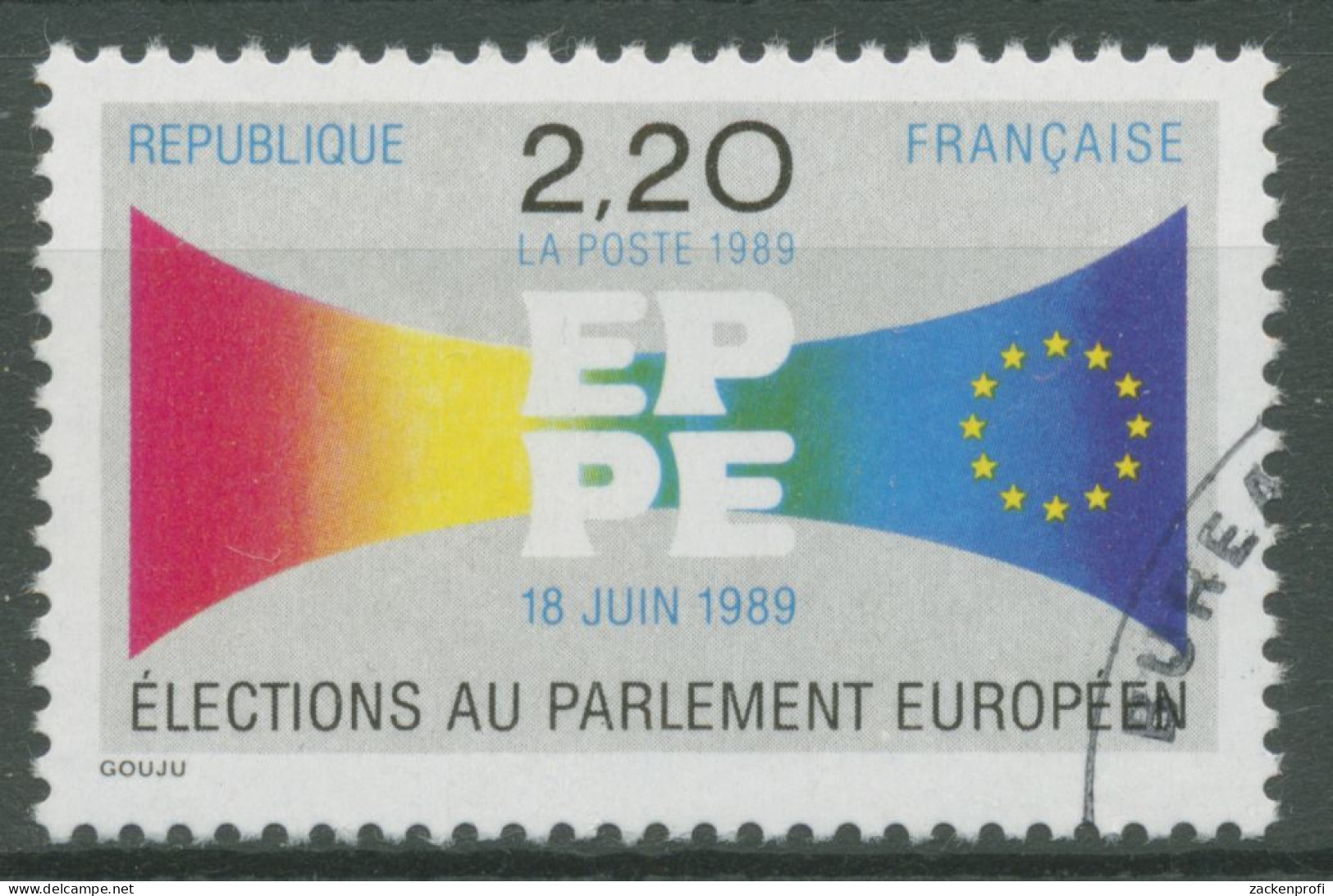 Frankreich 1989 Europäisches Parlament 2706 Gestempelt - Gebruikt