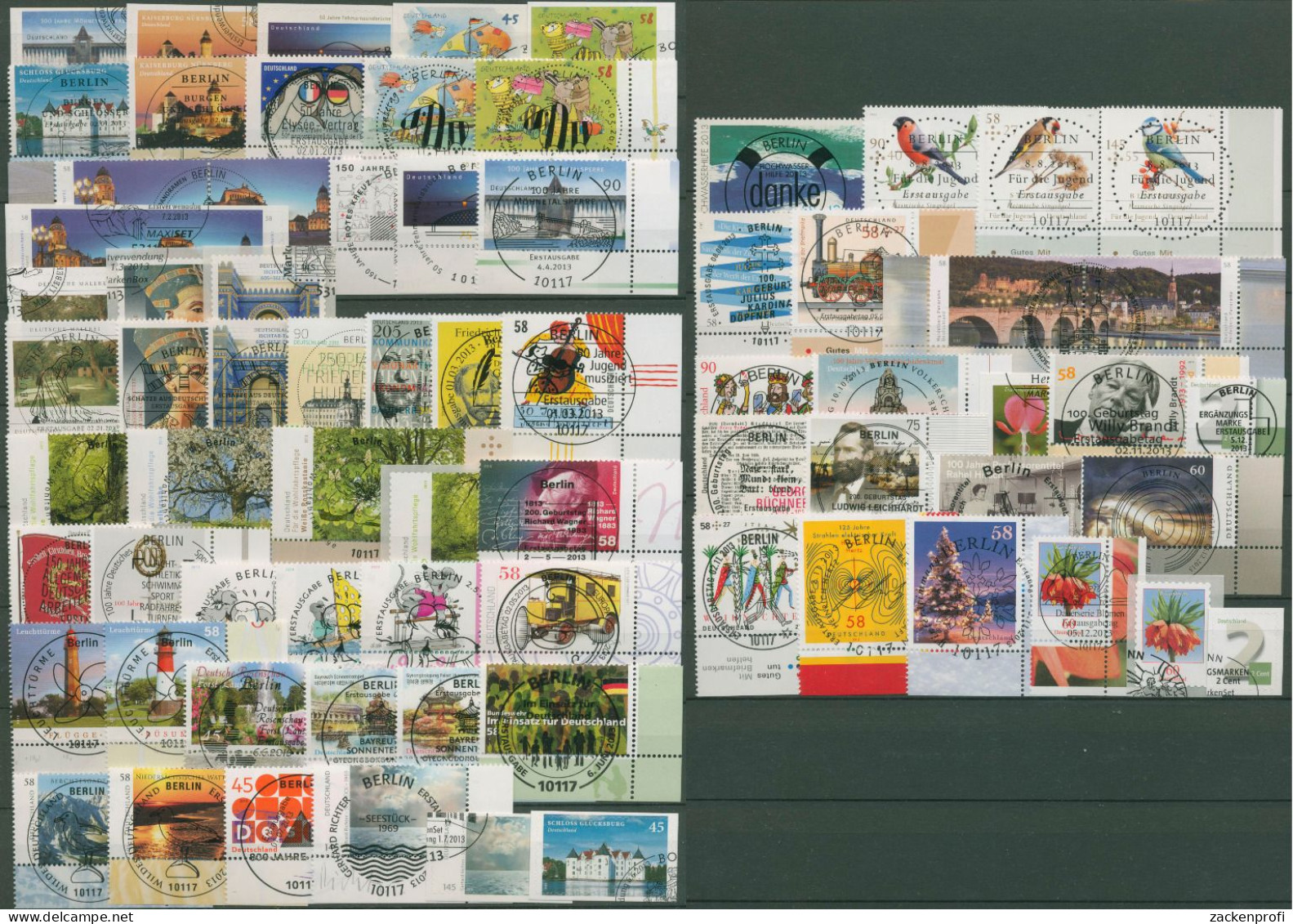 Bund 2013 Jahrgang Komplett (2972/46) Gestempelt (SG98551) - Used Stamps