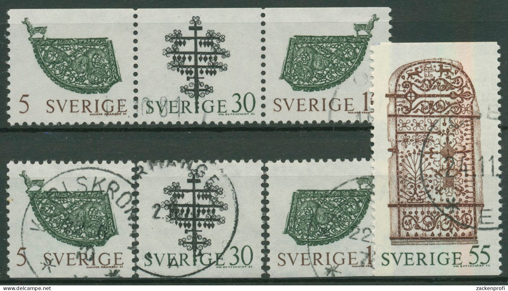 Schweden 1970 Schmiedekunst 667/70 Gestempelt - Gebruikt