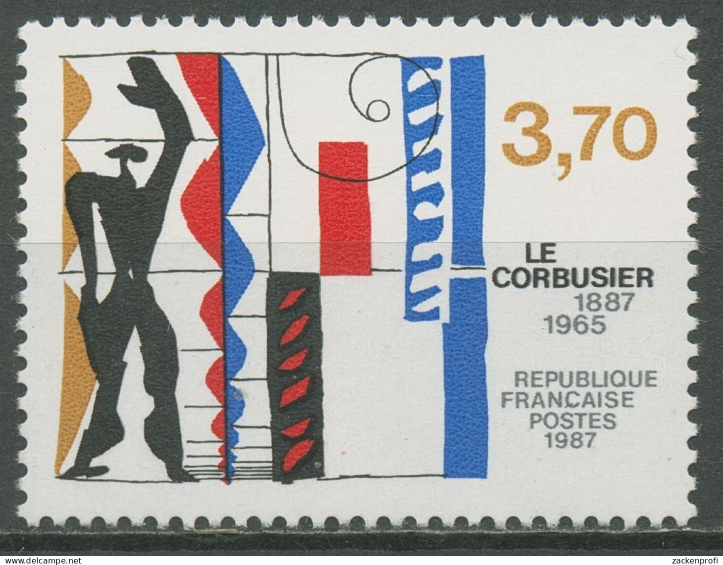 Frankreich 1987 Architekt Le Corbusier 2602 Postfrisch - Unused Stamps