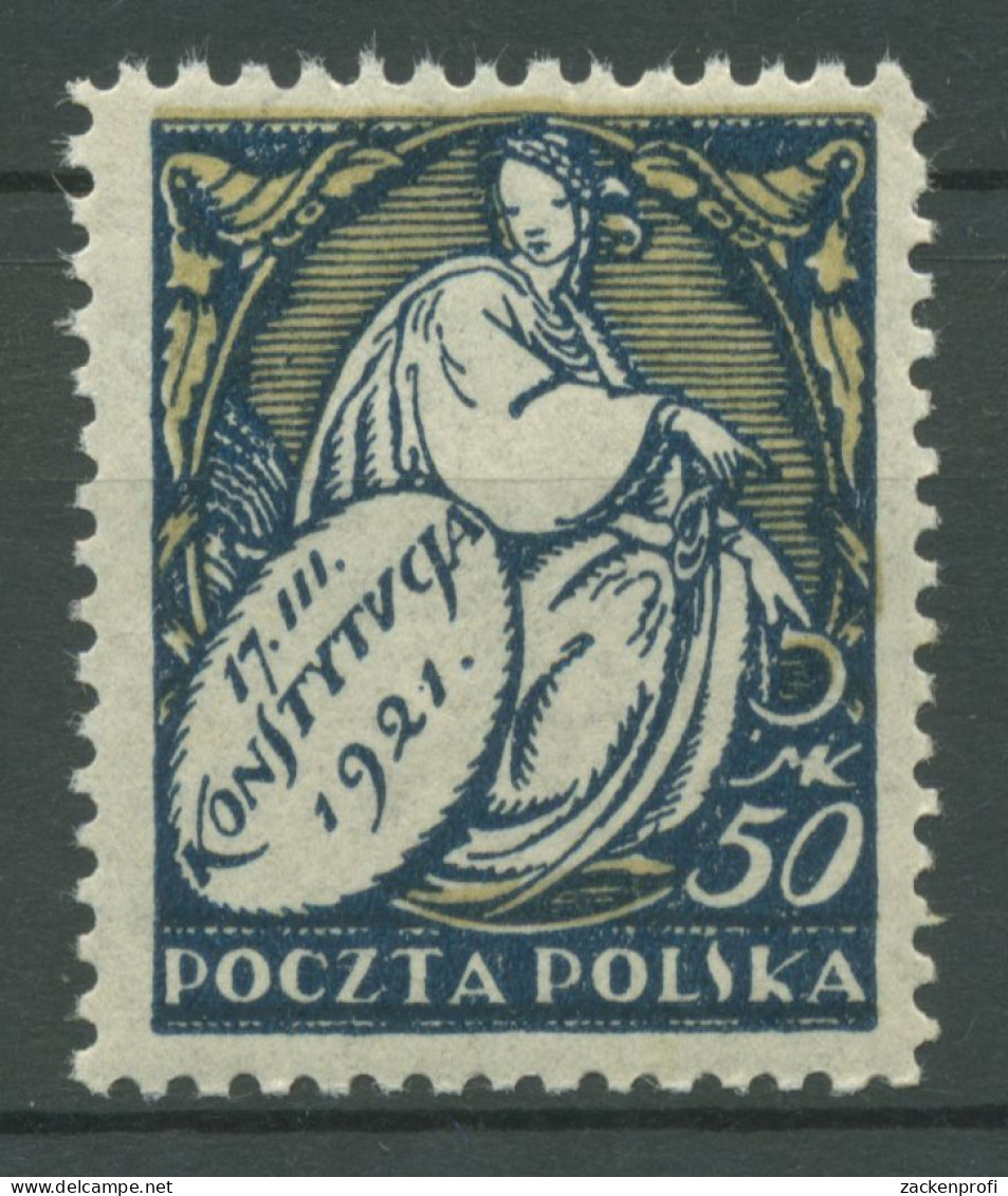 Polen 1921 Einführung Der März-Verfassung 170 Postfrisch - Unused Stamps