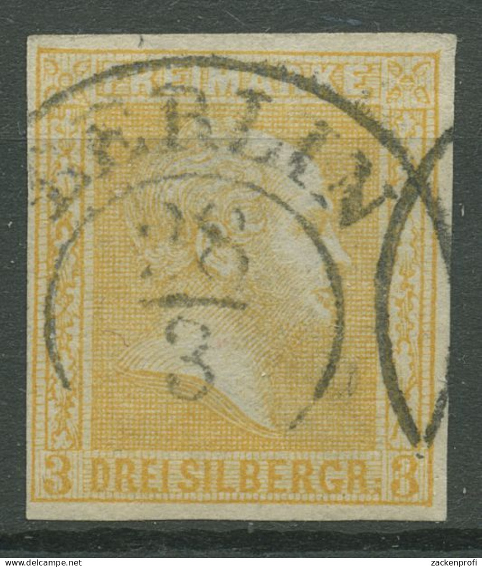 Preußen 1858 König Friedrich Wilhelm IV., 12 A Gestempelt K2 BERLIN - Gebraucht