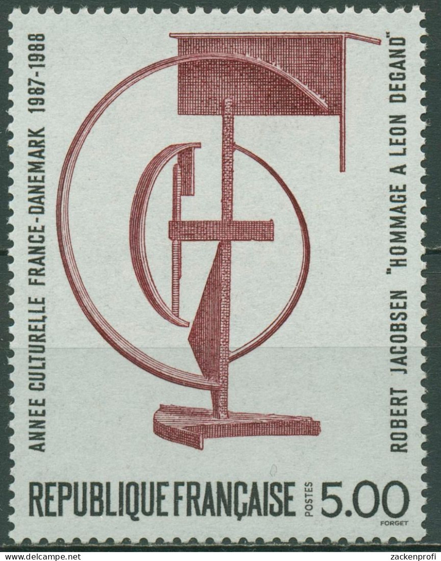 Frankreich 1988 Dänisch-französisches Kulturjahr Metallarbeit 2687 Postfrisch - Nuevos