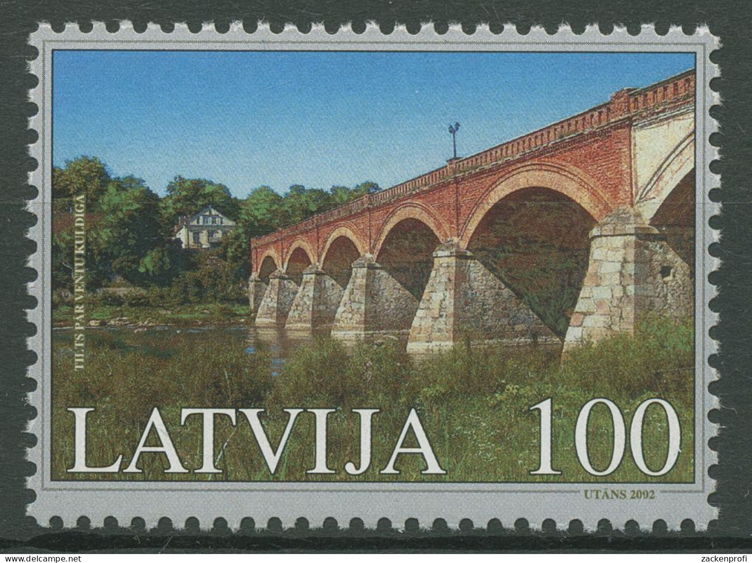 Lettland 2002 Bauwerke Brücken 576 Blockeinzelmarke Postfrisch - Lettland