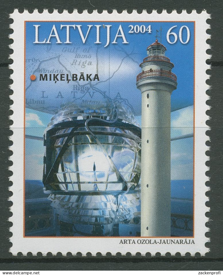 Lettland 2004 Bauwerke Leuchtturm Mikelbaka 621 A Postfrisch - Lettland