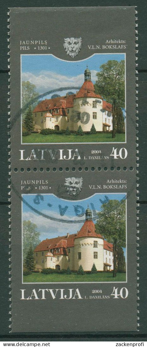 Lettland 2004 Bauwerke Schloss Neuenburg 622 D/D Gestempelt - Lettland