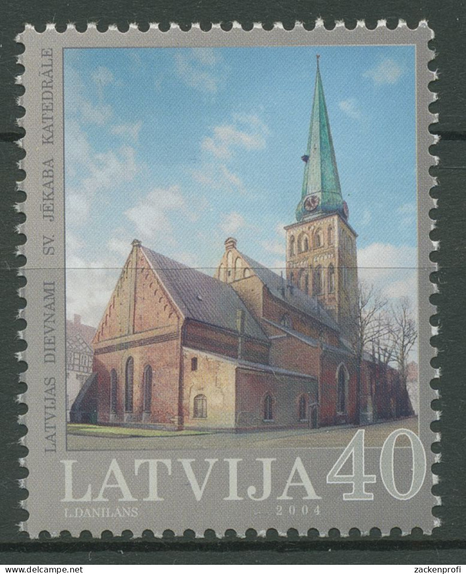 Lettland 2004 Bauwerke Kirchen 620 Postfrisch - Latvia