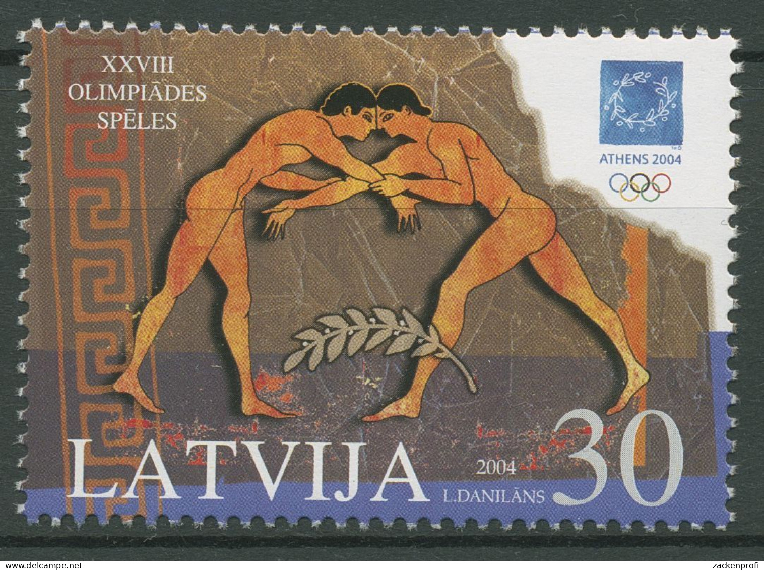 Lettland 2004 Olympische Sommerspiele Athen 619 Postfrisch - Lettonie
