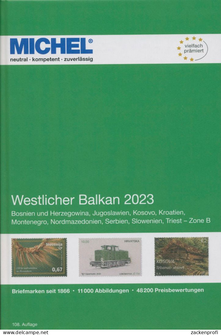 MICHEL Westlicher Balkan 2023 Katalog Band 6, 108. Aufl., Gebraucht (Z3180) - Autres & Non Classés