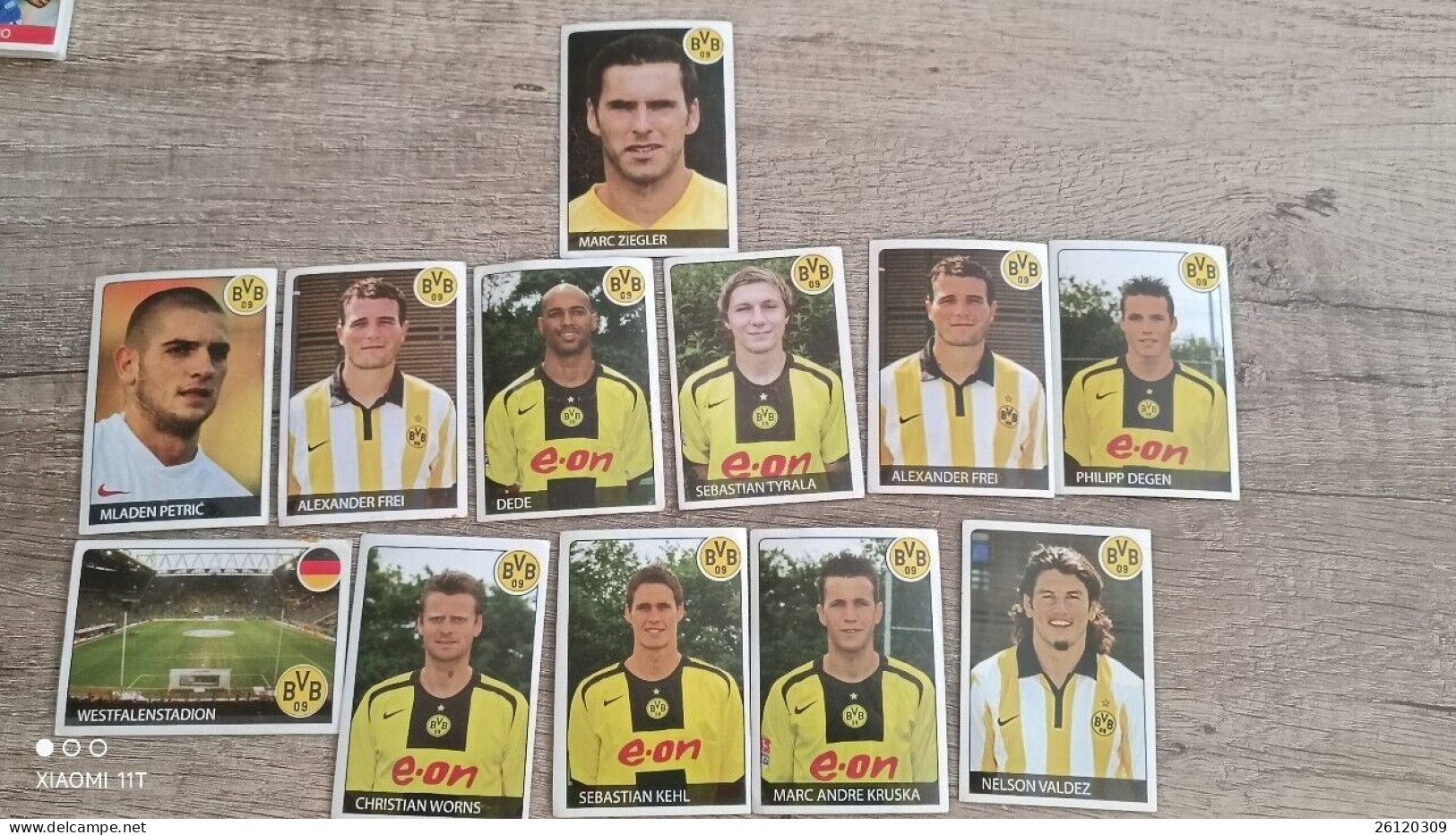 RAFO CARDS STICKERS FC BVB BORUSSIA DORTMUND  Paypal Only - Other & Unclassified