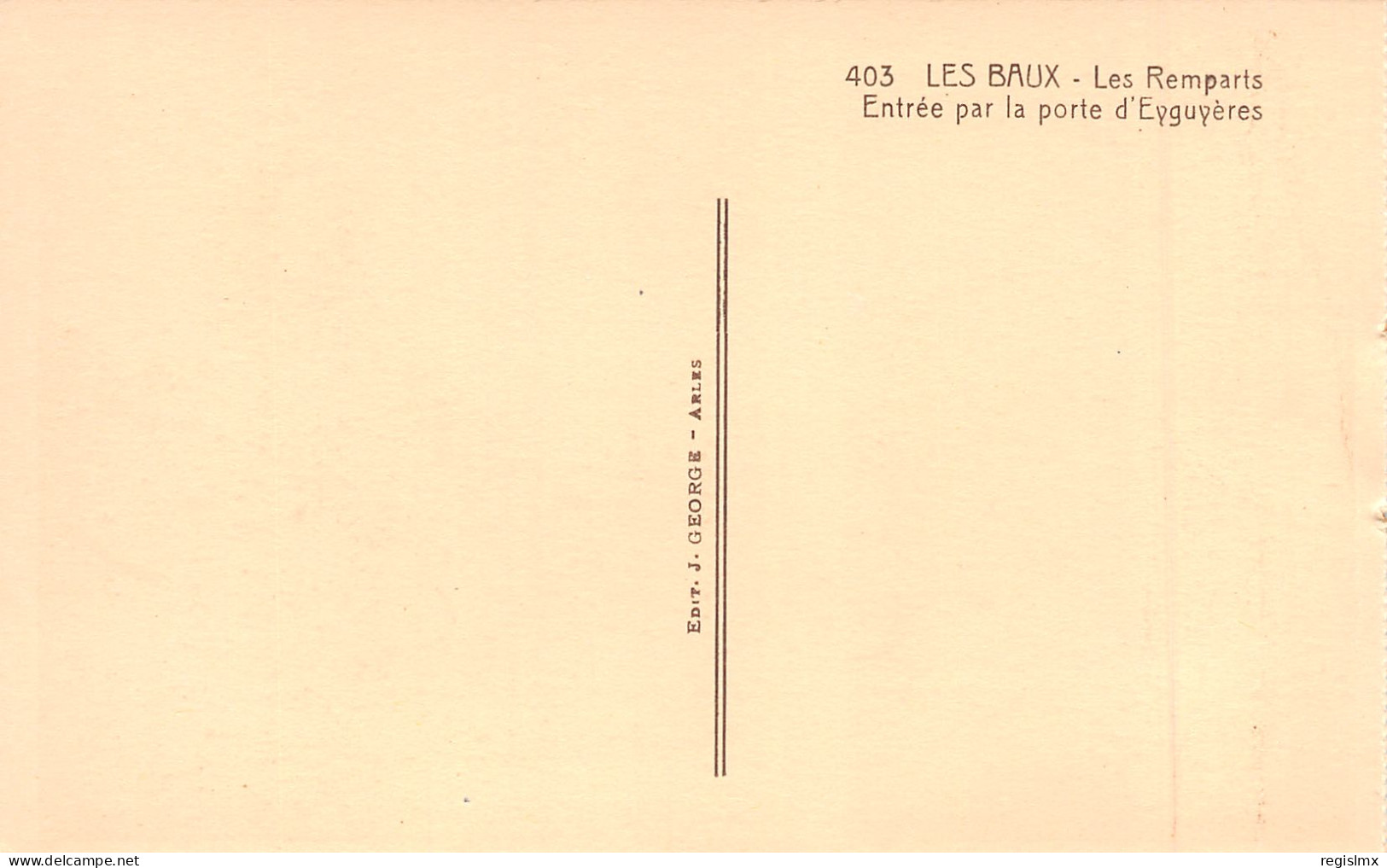 13-LES BAUX DE PROVENCE-N°T2526-H/0081 - Les-Baux-de-Provence