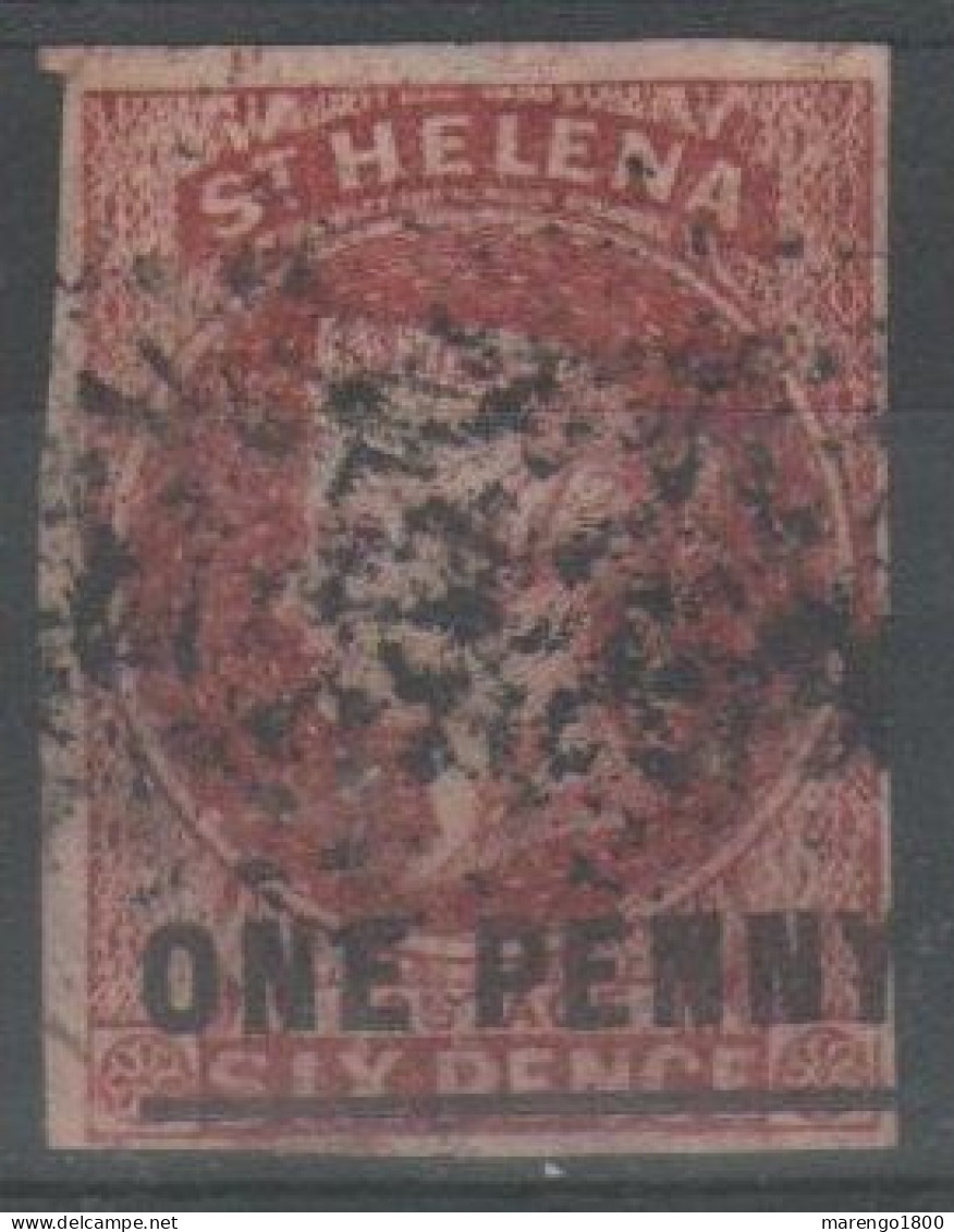 Sant'Elena 1863 - 1 P. Su 6 P. - Sint-Helena