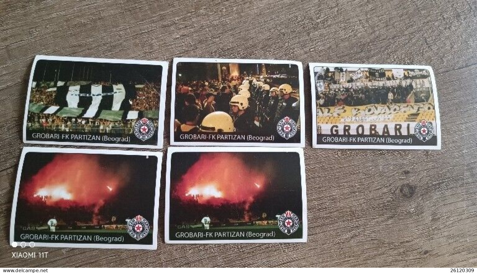 RAFO CARDS STICKERS FK PARTIZAN BEOGRAD GROBARI  Paypal Only - Other & Unclassified