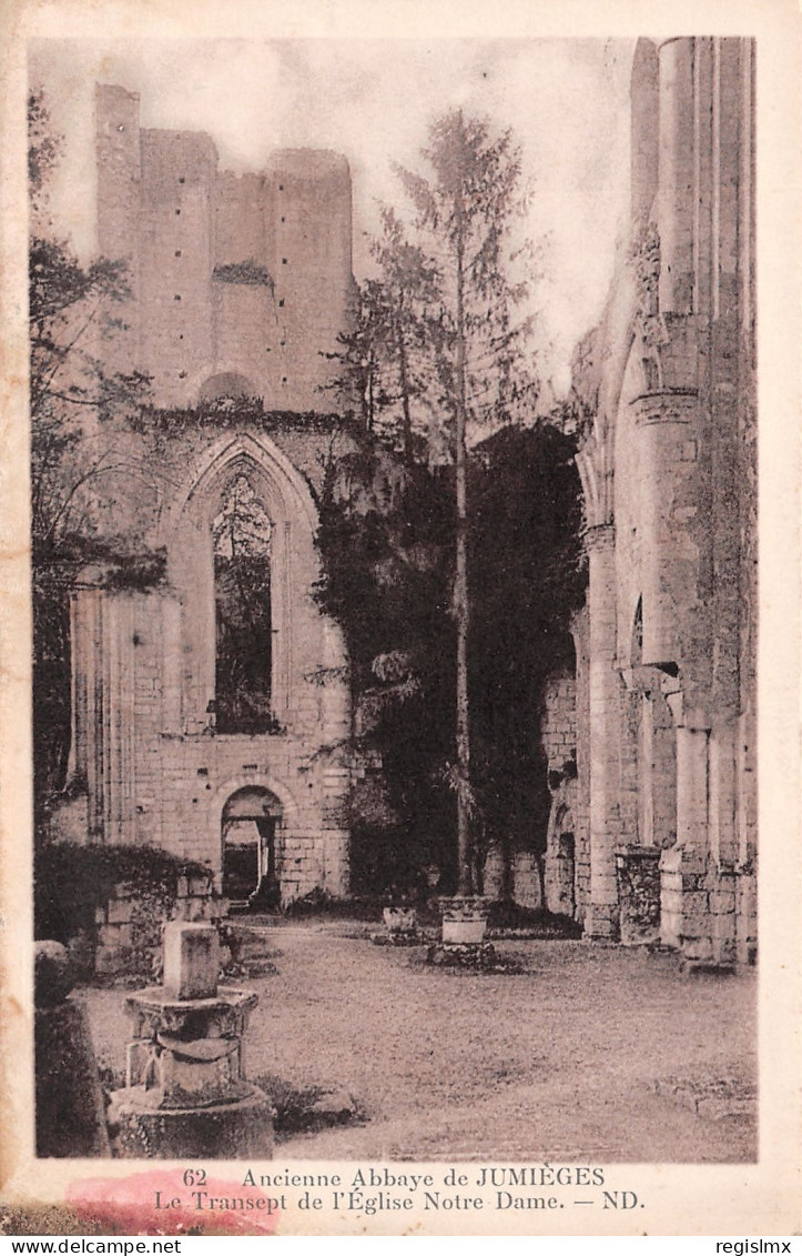 76-JUMIEGES ABBAYE-N°T2527-C/0109 - Other & Unclassified