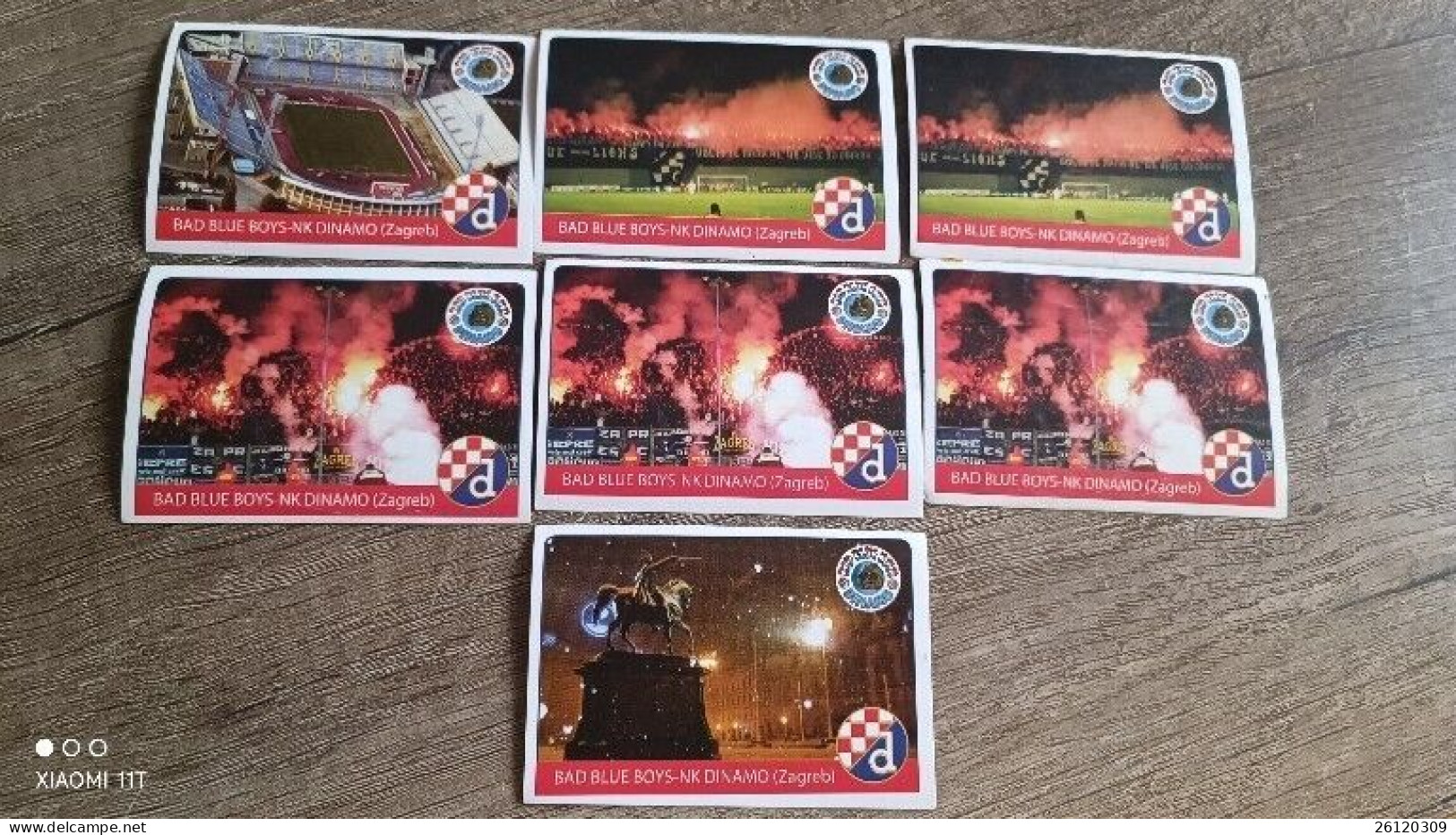 RAFO CARDS STICKERS NK DINAMO ZAGREB BAD BLUE BOYS  Paypal Only - Andere & Zonder Classificatie