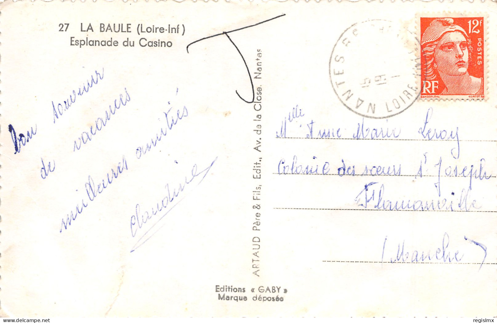 44-LA BAULE-N°T2527-G/0355 - La Baule-Escoublac