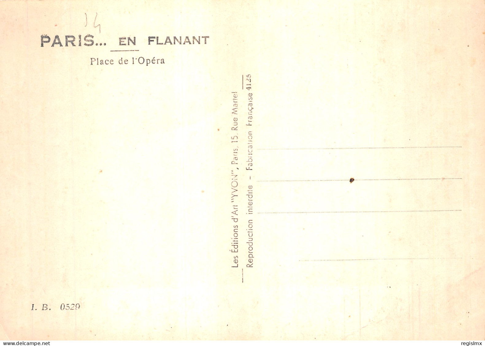 75-PARIS PLACE DE L OPERA-N°T2529-D/0055 - Other & Unclassified