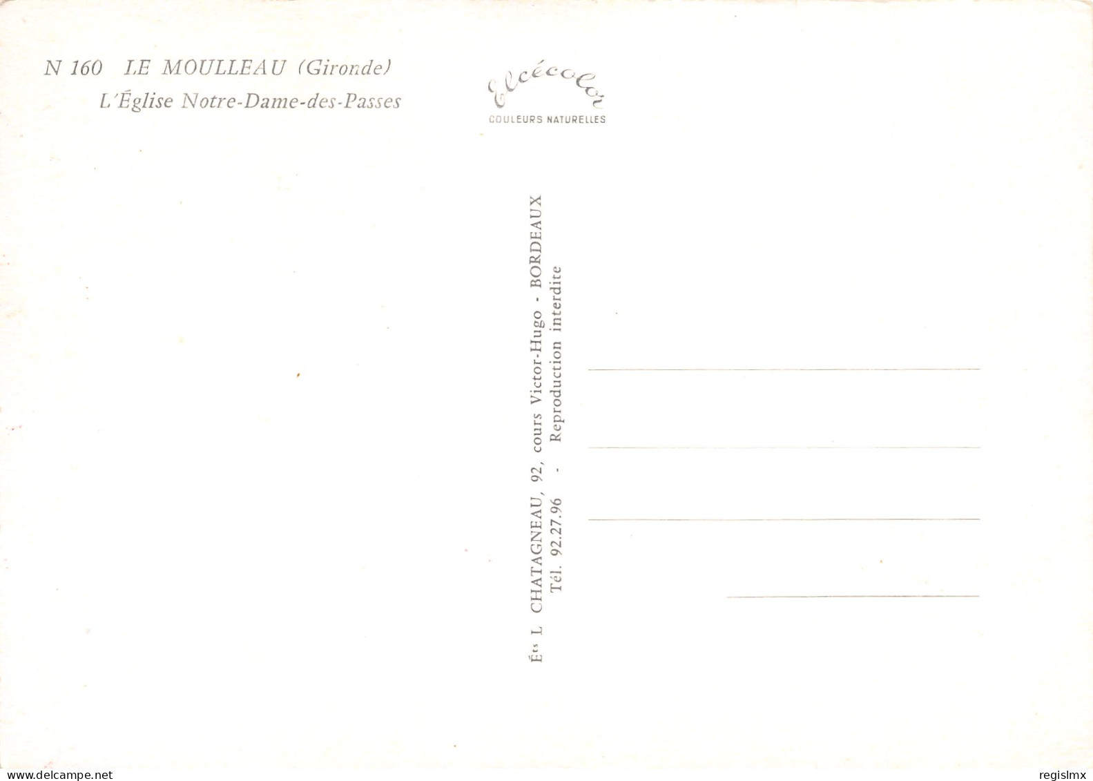 33-LE MOULLEAU-N°T2529-F/0355 - Other & Unclassified