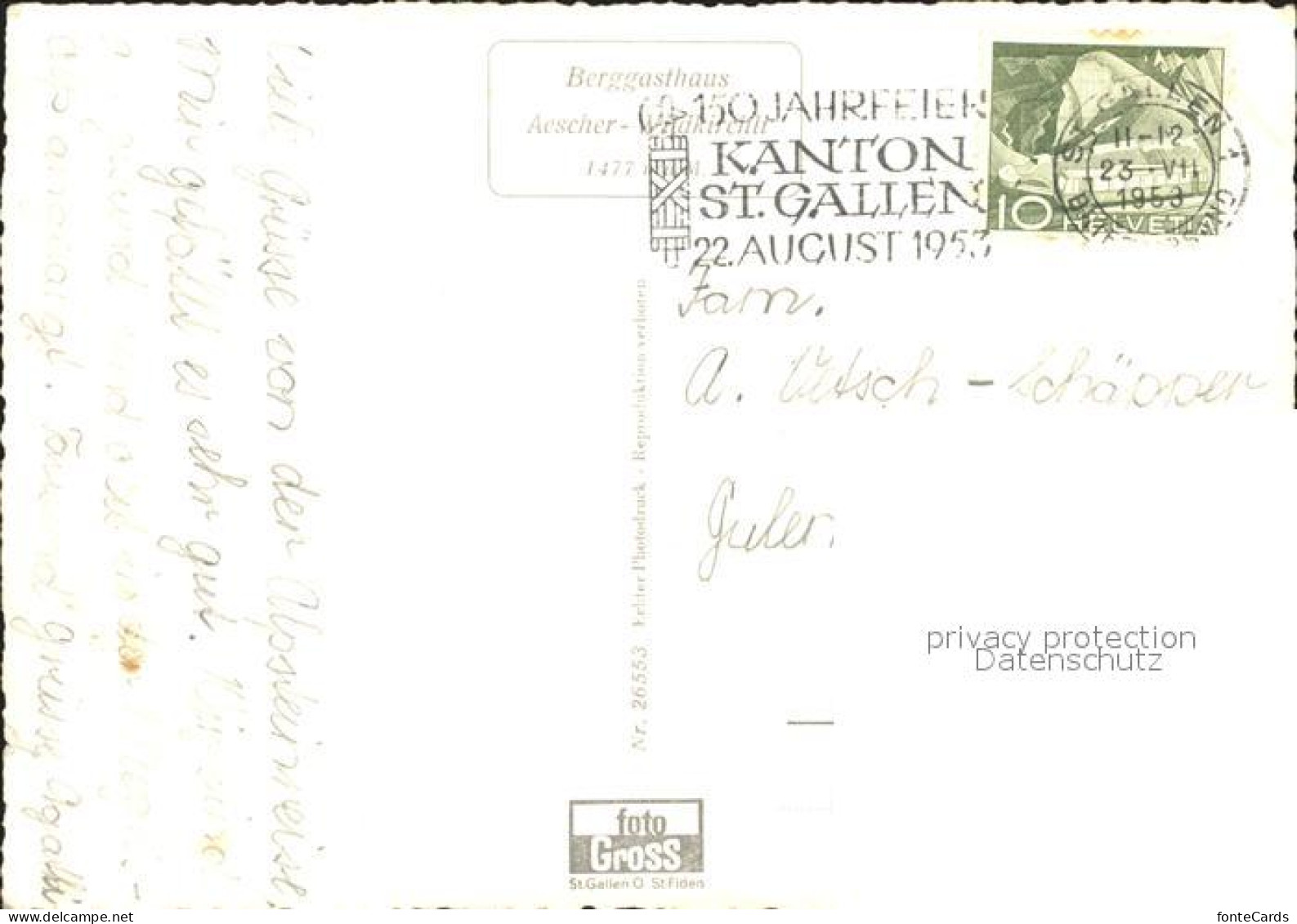 11640440 Alpstein Altenalptuerme Oehrli Schaefler Ebenalp Alpstein - Andere & Zonder Classificatie