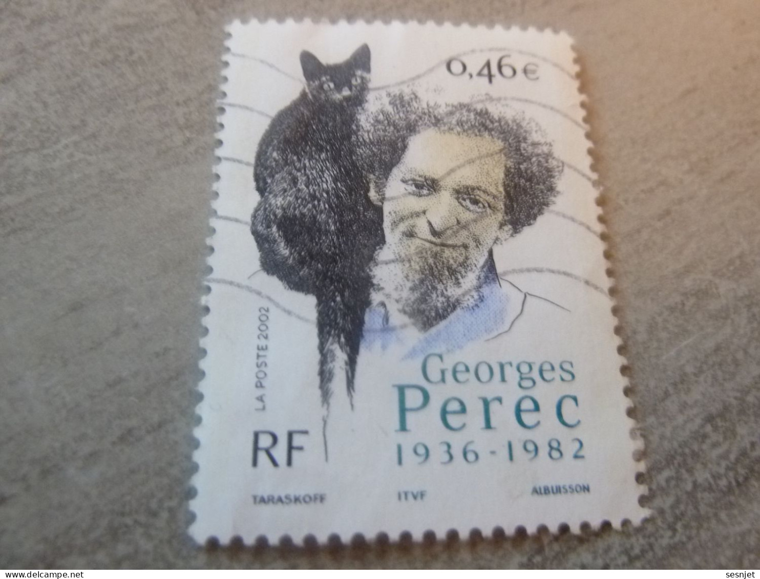 Georges Perec (1936-1982) Ecrivain - 0.46 € - Yt 3518 - Multicolore - Oblitéré - Année 2002 - - Oblitérés