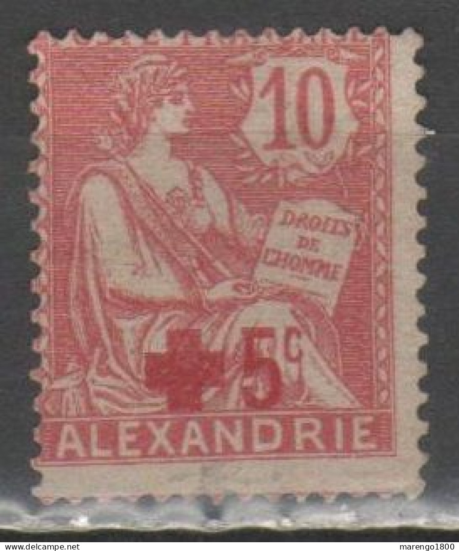 Alexandrie 1915 - Croix Rouge 10+5 C. * - Neufs