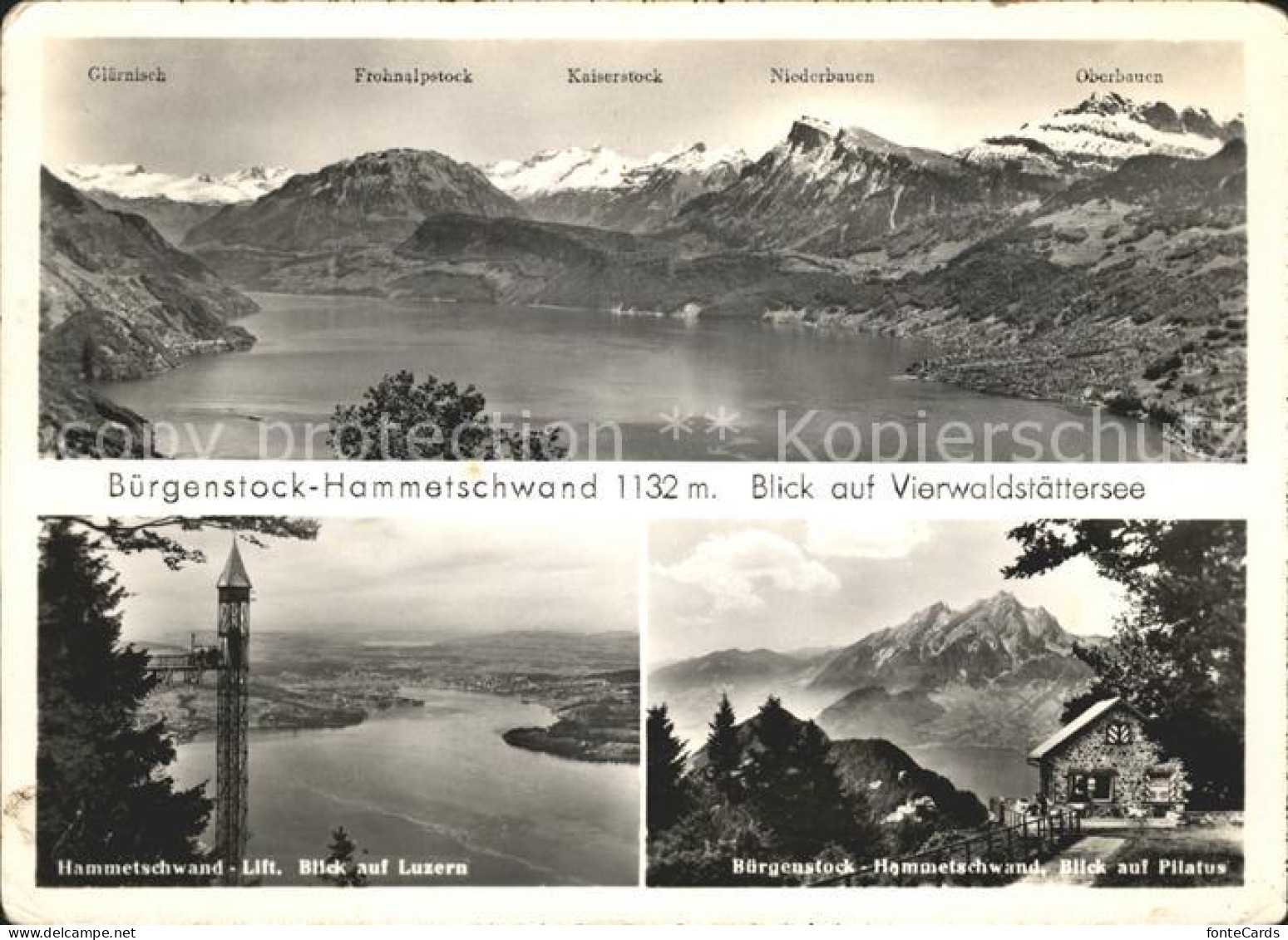 11640387 Buergenstock Hammetschwand Vierwaldstaedtersee Buergenstock - Altri & Non Classificati